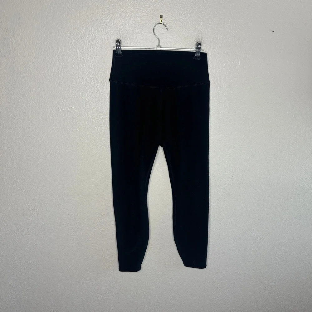 Alo Yoga 7/8 High-Waist Airbrush Leggings Black Size XS Gym Workout